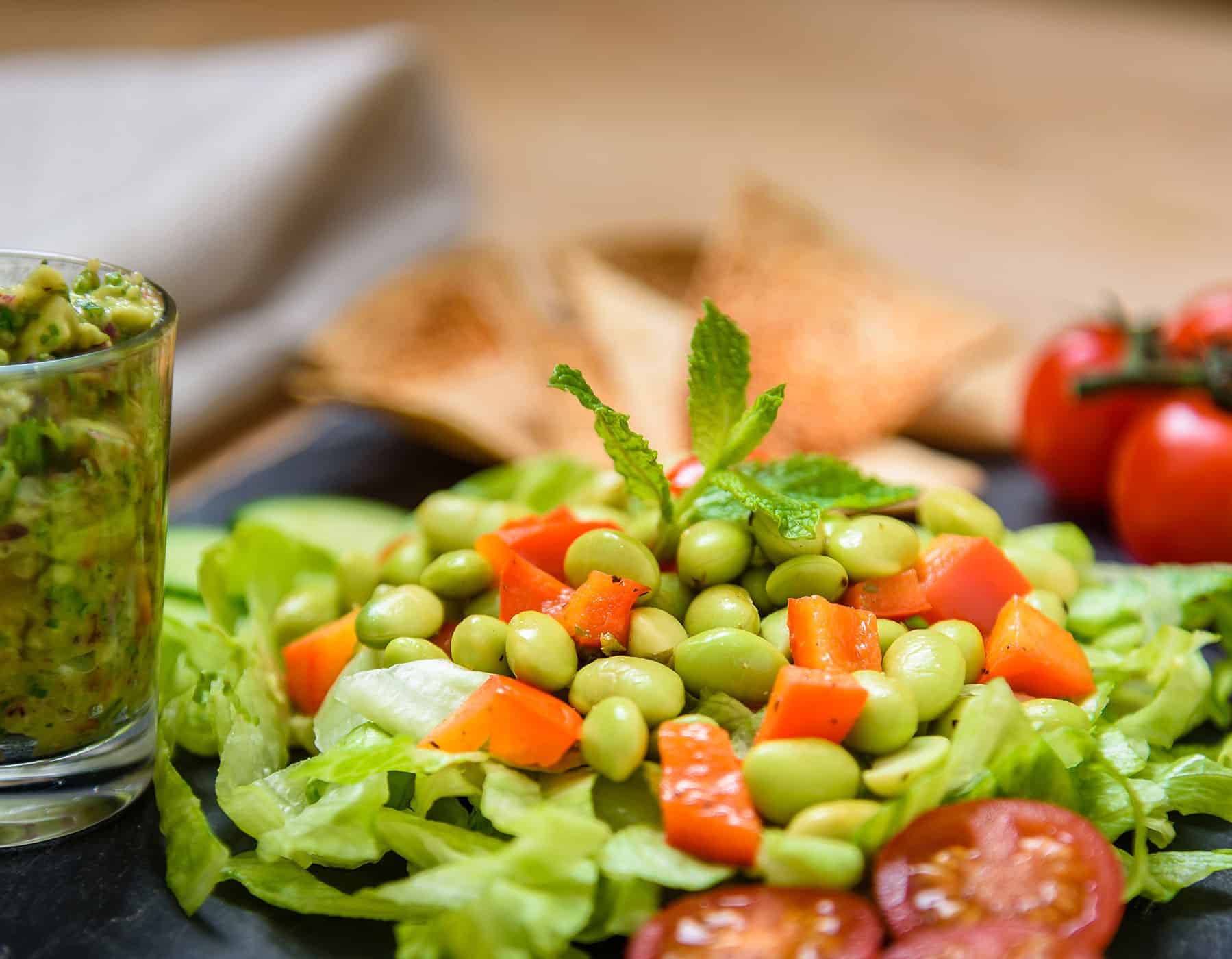 Vegan Warm Edamame Salad Gluten Free Especially Vegan