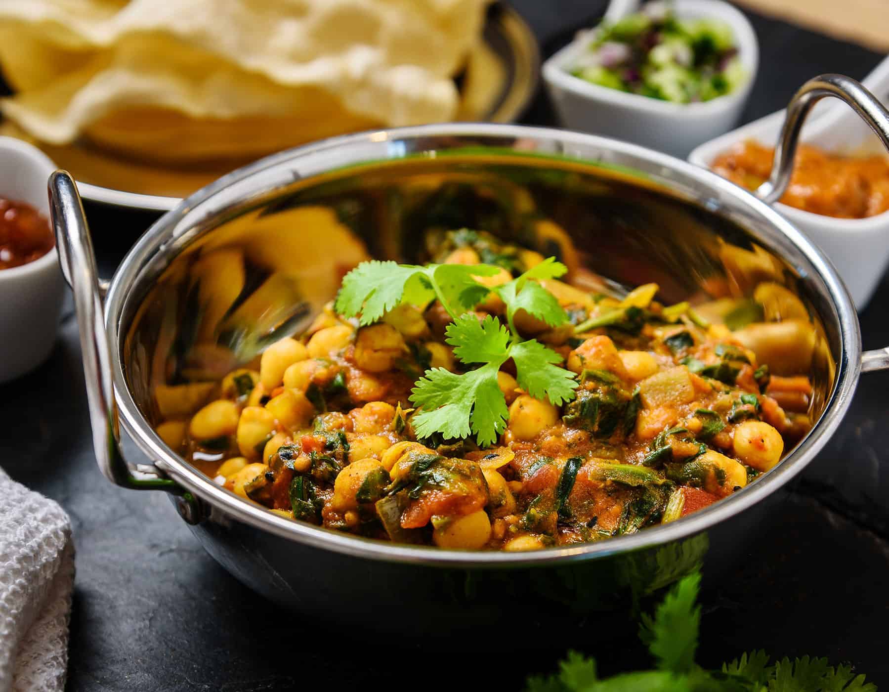 Vegan Spinach & chickpea Curry
