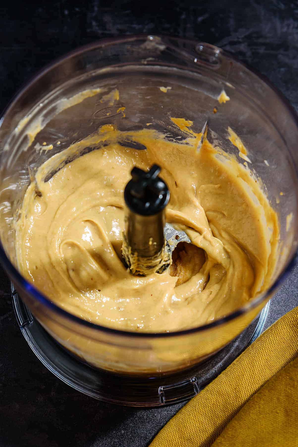 Blended peanut-butter and banana