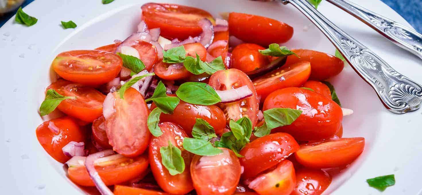 Vegan Tomato & Red Onion Salad – Gluten Free