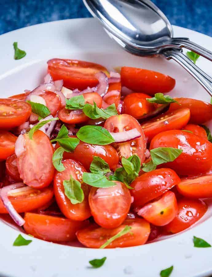 Vegan Tomato & Red Onion Salad – Gluten Free