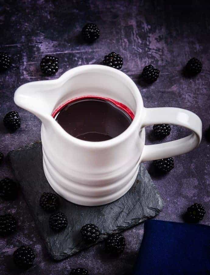 Vegan Blackberry Coulis, Smooth and Delicious