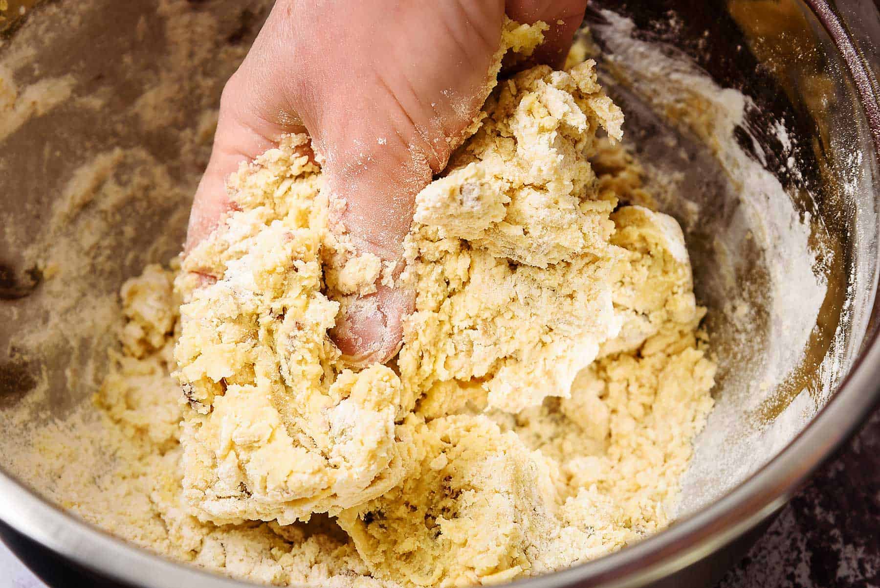 Bringing the dough together