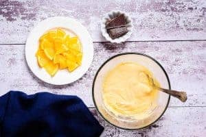 Ingredients for Vegan Orange Zest Cake topping