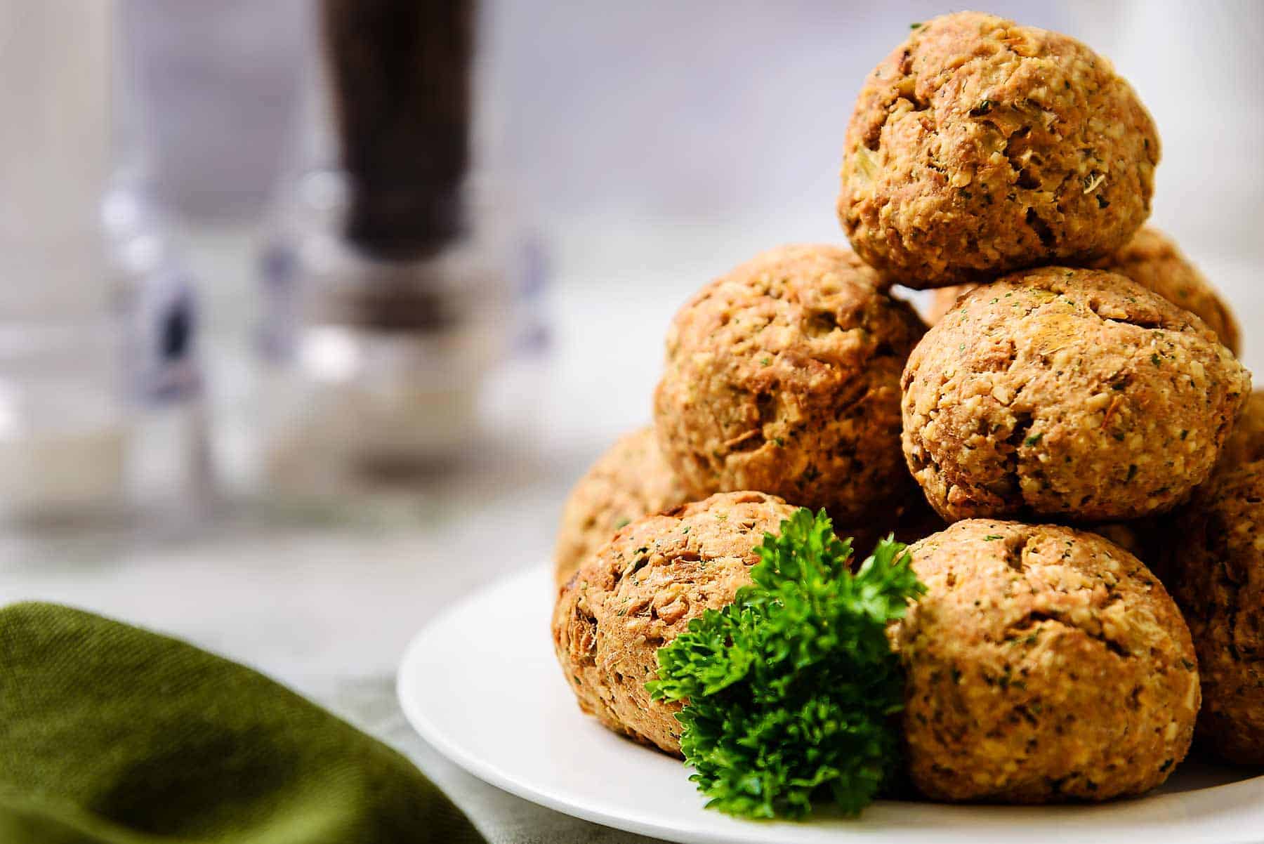 Vegan Savoury Stuffing Balls, great with a roast! Especially Vegan