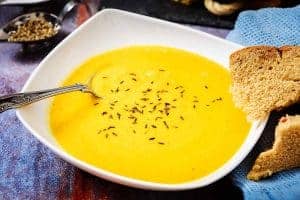 Vegan Carrot & Chickpea Soup