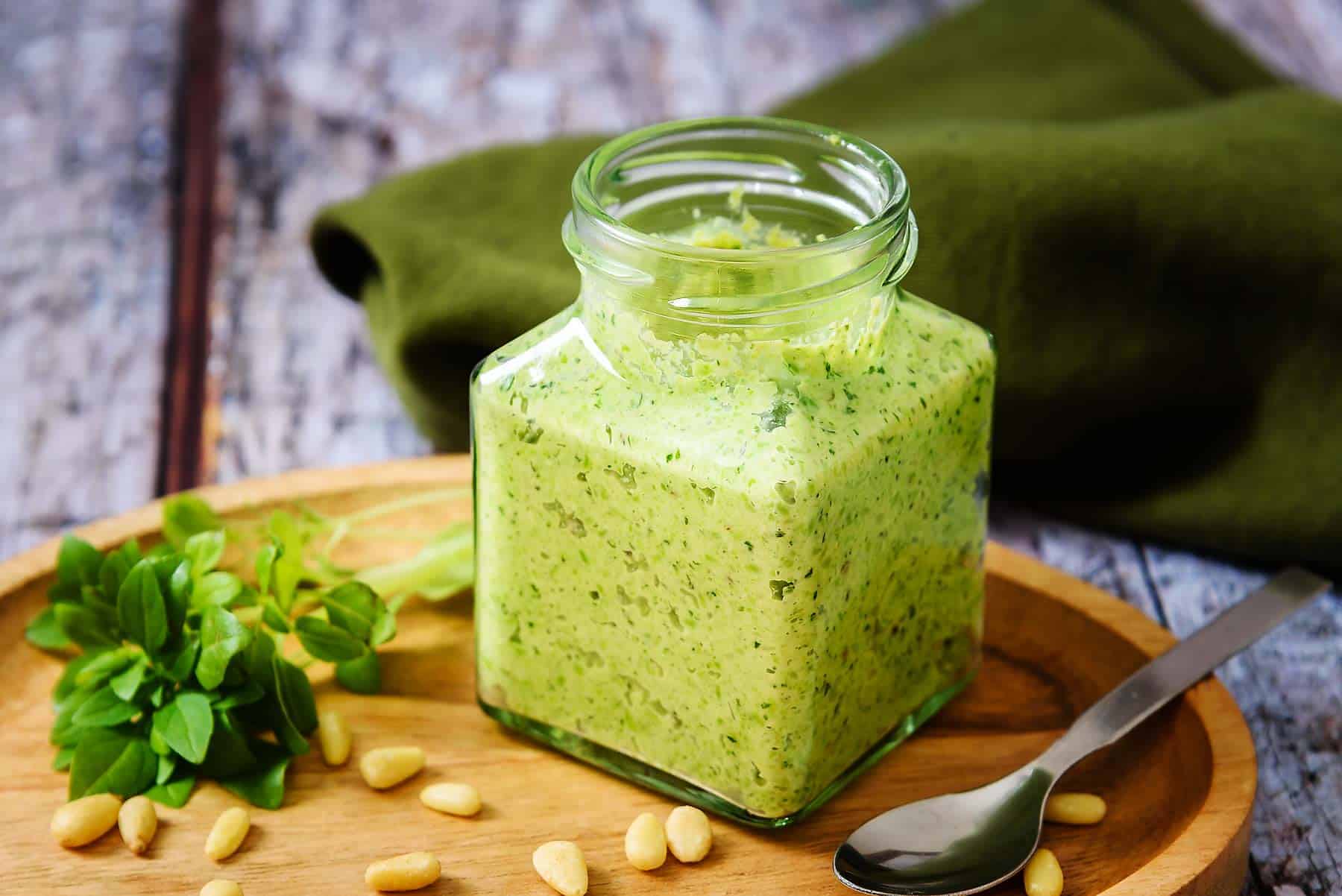 Pea & Greek Basil Pesto, quick and easy! Especially Vegan