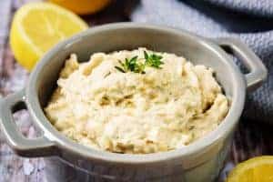 Close up of Zing Cannellini Bean Dip