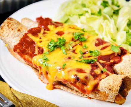 Vegan Vegetable & Bean Enchiladas
