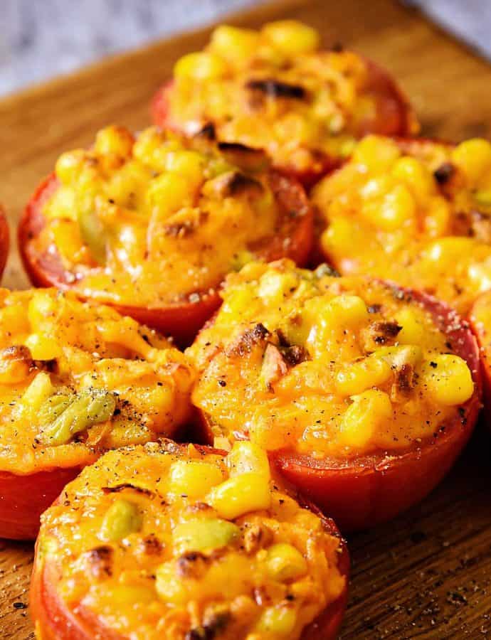 Stuffed Spicy Baked Tomatoes, so versatile!