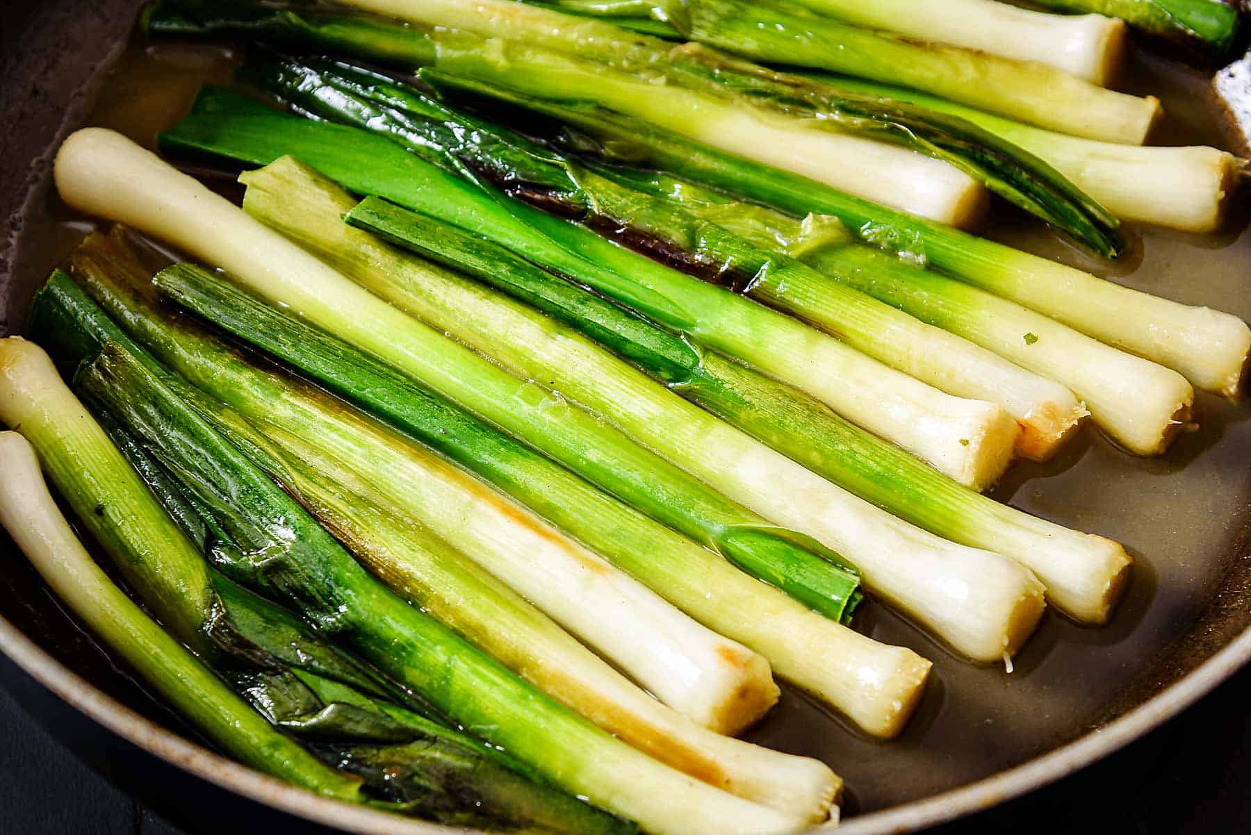 Baby Leeks with Wholegrain Mustard Especially Vegan